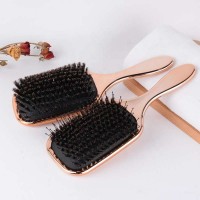 Wholesale customized logo hair detangler brush and rose gold ergonomic hair brush and hair brush rose gold wholesale