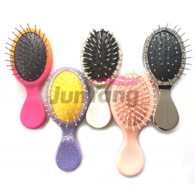 Wholesale Round Cushion Plastic Mini Hair Brush