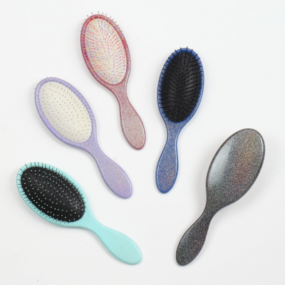 hot selling various custom plastic detangling cushion hair brush